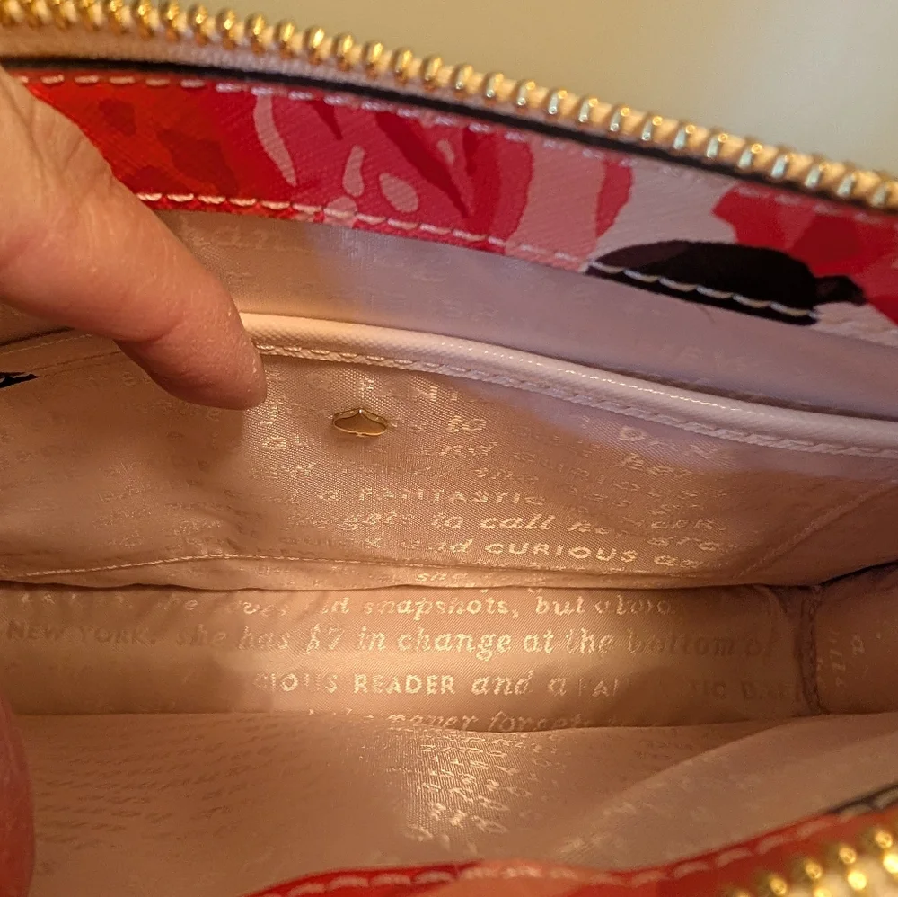 Kate Spade Cameron Street Roses Clarise Crossbody Purse Shoulder Bag MRP $198 - Picture 4 of 7
